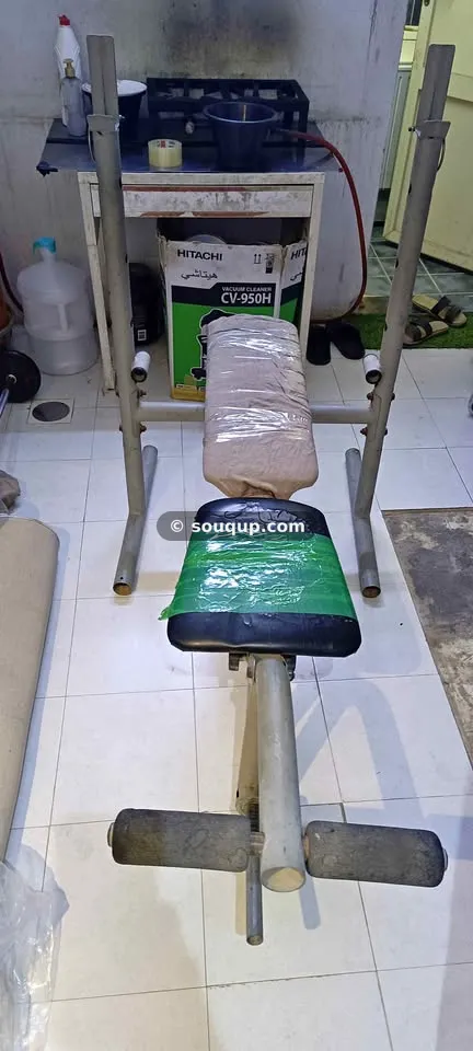 بنش رياضي متعدد الوظائف مع حامل الأوزان – Multifunctional Gym Bench with Rack